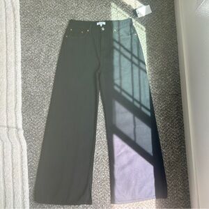 NWT RE/DONE Black Flow Low Rider Loose Jeans size 26